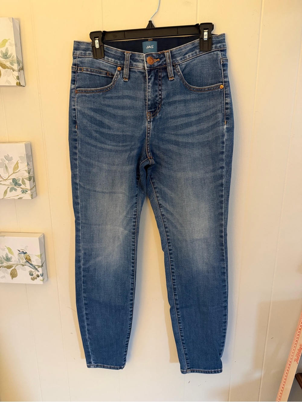 JAG Jeans Cecilia Skinny Ankle Jeans Women’s 6/29 Blue Stretch Denim Mid Rise